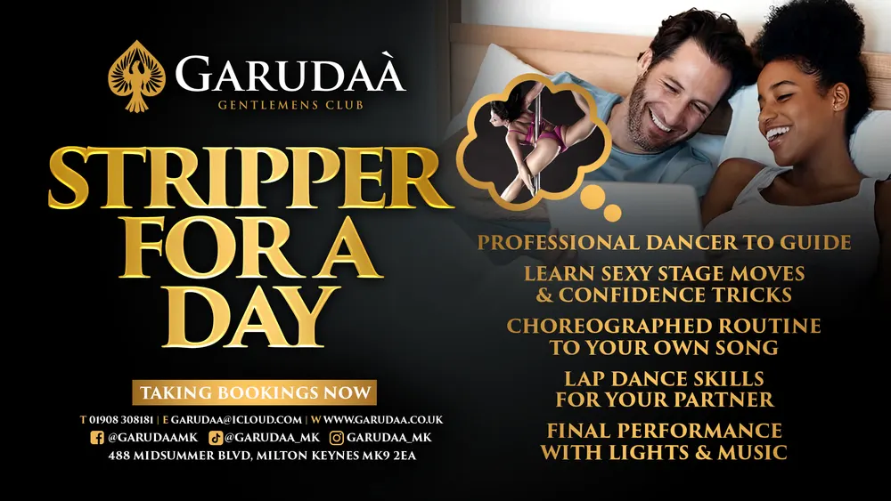 Stripper for a Day event poster